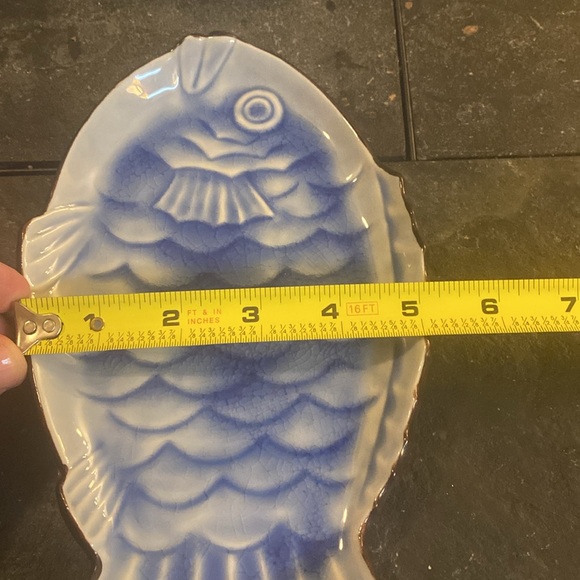 Japanese Blue Crackle Fish Sushi Plates - Picture 9 of 9